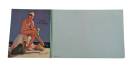 Vtg Pinup Cheesecake Girl In For A Tanning Gil Elvgren 40's Litho USA In... - $12.99
