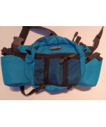 Stand Sport AQUA BLUE Nylon Hip/Waist Shoulder Bag Adjustable Strap Fann... - $31.68