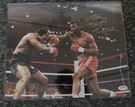 Authentic Tony Tucker Autographed and Inscribed &quot;TNT&quot; 8x10 Photo COA - $471.58 MXN