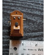 Vintage Crank Wall Phone Dollhouse Miniature 1:12 Old Fashioned Doll Fur... - $16.50