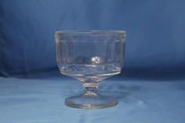 Clear Ribbed Vintage Sherbert/Pudding/Sorbet Dessert Glass - £3.33 GBP