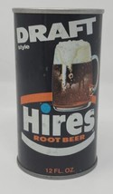 1970&#39;s 12 oz Steel Hires Draft Root Beer Empty Soda Pop Can BC5-4 - £9.37 GBP