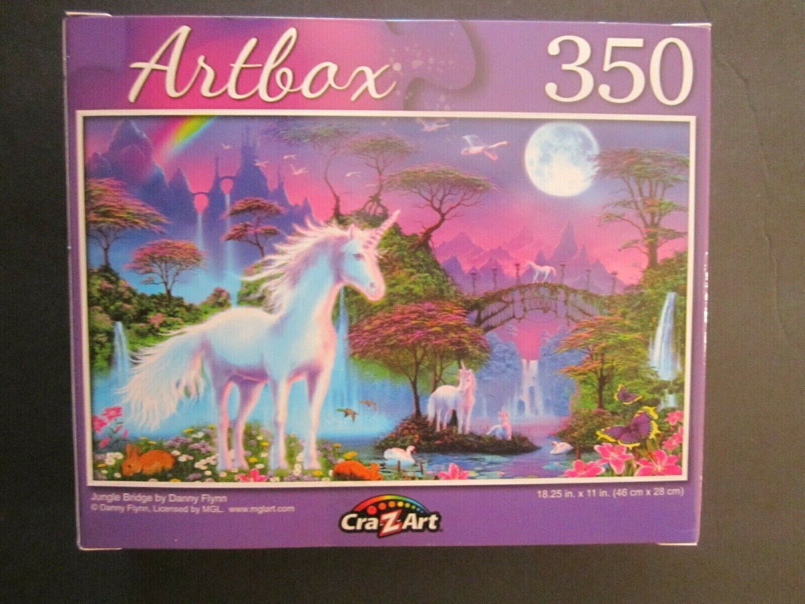 Primary image for Artbox 18" x 11"  Puzzle 350 Pcs "Jungle Bridge By Danny Flynn" Age 9+ New!