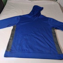 BCG Men's Blue & Gray Pullover Long Sleeve Hoodie Sweatshirt Pockets Size Large image 8