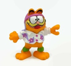 Vintage Garfield United Feature Syndicate Inc PVC Skateboarding Toy Figure 1981 - £7.03 GBP