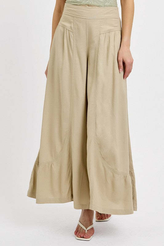 RISEN Shirring Detail Wide Leg Pants Item image 3