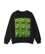 Halloween Green Alien Crochet Galactic Space Zombie Style - Unisex Heavy... - $33.43+