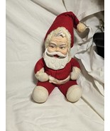 Vintage Rushton Co. Santa claus Plush Dall Rubber Face  - $85.00