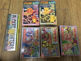 Pokemon Pracoro Battle Figure Dice Game Lot of 6 Strong Pikachu Machop B... - $99.80