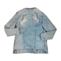LulaRoe Unicorn Jean Jacket Acid Wash Medium - $45.00