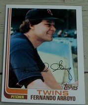Fernando Arroyo, Twins,  1982  #18 Topps Baseball Card GD COND - £0.77 GBP