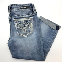 Vigoss the Dallas Capris Jeans Womens Size 7/8x21 Blue Denim 5 Pocket - $449.28 MXN