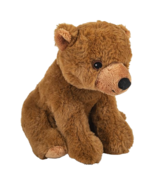 7.5&quot; EARTH SAFE BUDDIES BROWN GRIZZLY BEAR PLUSH Stuffed Animal Plush Toy - £8.12 GBP