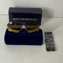 Mykita sunglasses ferdl f70 ebony brown gold mirror lenses - $395.01
