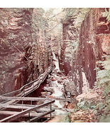 1970s Flume Gorge Franconia Notch XL Postcard Unposted New Hampshire 1 D... - €17,13 EUR