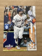 2020 Topps Opening Day Jose Altuve Houston Astros #89 - £1.49 GBP