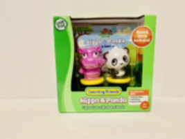LeapFrog Learning Friends Hippo &amp; Panda Figure Set with Board Book, NIP - £43.96 GBP