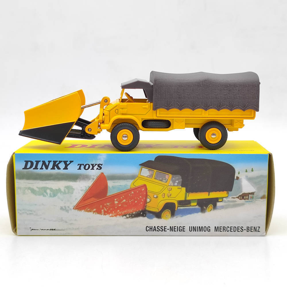 Atlas Dinky 567 MERCEDES-BENZ SNOWPLOUGH Unimog Snowplough 1:43 Diecast Models- - $29.00