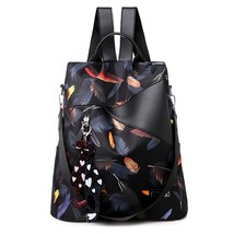 Waterproof Oxford Women Backpack Fashion Anti-theft Women Backpacks Print School - £31.11 GBP