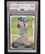 2016 Bowman Draft #BD92 PETE ALONSO ROOKIE PSA 9 - $67.84 CAD