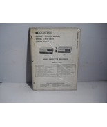 lloyds service manual vcr L823,L845 - $1.97