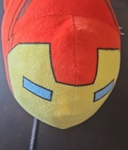 Marvel Iron Man to Spiderman Superhero Red Yellow Flip a Zoo 2-in-1 Plush Pillow - $11.53