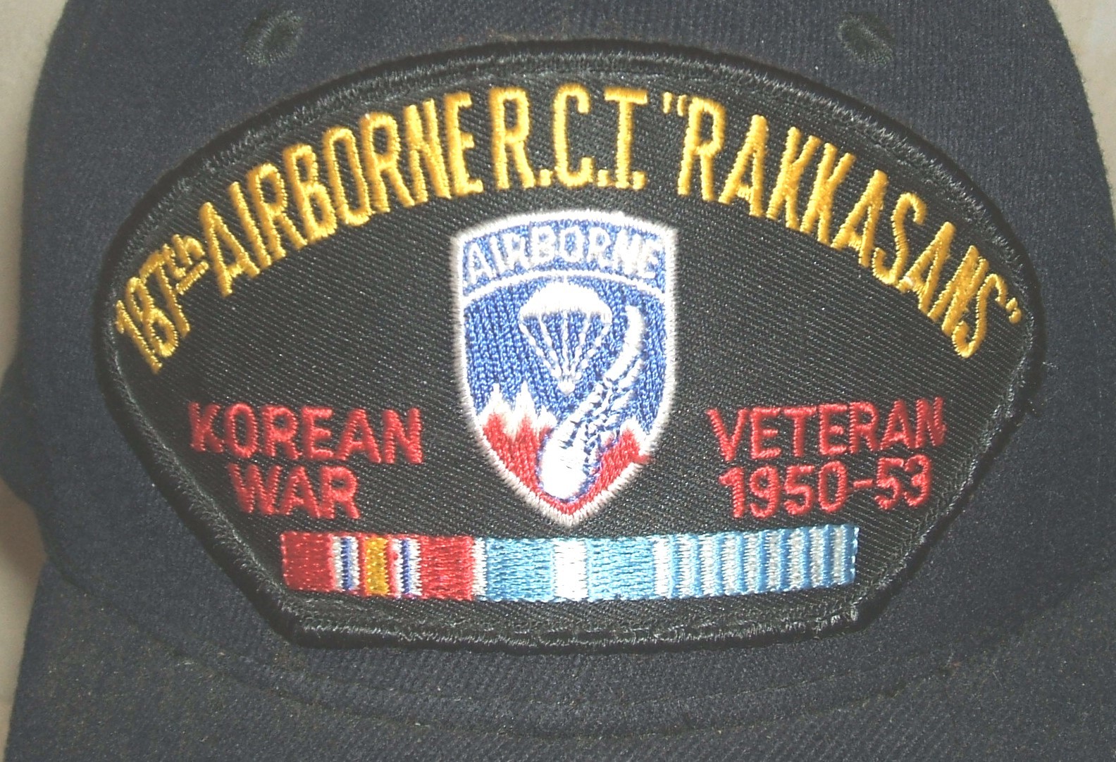Primary image for US Army logo civilian ballcap baseball cap 187th Airborne Rakkasans Bangladesh