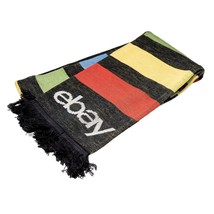 eBay Open 2023 Scarf Swag New Blue Red Yellow Green Fringe Reseller Checked - £12.50 GBP