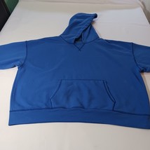 American Eagle Outfitters Men's Blue Cotton Blend Hoodie Pullover Sweatshirt M image 8