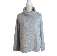 A New Day Womens Gray Cowl Neck Knit Sweater Boxy Pullover Top Sz XXL - £11.86 GBP