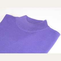 Men PRINCELY Soft Comfortable Merinos Wool Sweater Knits Mock 1011-00 Lilac image 4