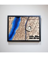 3D Wooden Stadium Map Art, New York Baseball Stadium Bronx New York, Bla... - $639.82 MXN