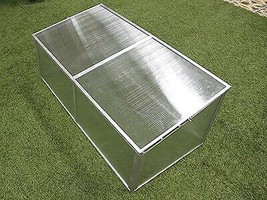 100 x 50 x 40 cm Foldable Aluminum Cold Frame Green House for Plants - P... - £427.68 GBP