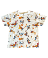 New Looney Tunes Characters Allover Space Jam Legacy Tee T-Shirt  Sz XL ... - $12.82