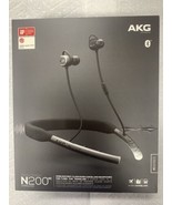 NEW AKG WIRELESS NOISE CANCELING IN-EAR HEADPHONES N200NC WIRELESS (DARK... - £141.63 GBP