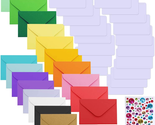 144 Sets 18 Colors #56 Mini Envelopes Coin Envelopes Pocket Envelopes 3 ... - £20.06 GBP