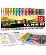 Shuttle Art 60 Pack Earth Tone Gel Pens, 30 Brown Earth Tone Gel Pens wi... - £15.61 GBP