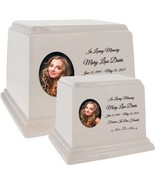Cream Photo Granite Adult or Medium Urn - $169.95