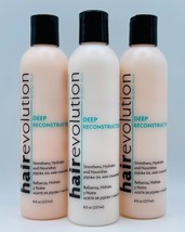3 Hair Evolution Beverly Hills Deep Reconstructor Strengthen Hydrate Nourish NOS - $17.99