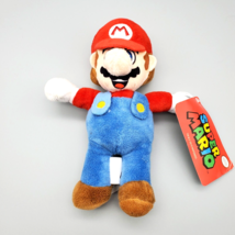 Super Mario Plush Nintendo 2019 NWT Soft Clean Stuffed Collectible 8&quot; T ... - £9.40 GBP