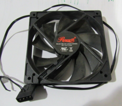 Rosewill 120mm x 25mm Quiet Black Fan 2 connectors w/Speed Control - $15.99
