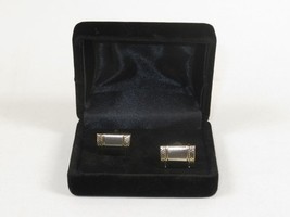 Men J.Valintin Cufflinks by Vitorofolo for French Cuff Shirt V29-36 Silver Gold image 3