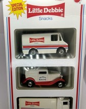 Vintage Little Debbie Snack 1994 HOT WHEELS Diecast Collectible Promo Car Set - £9.59 GBP