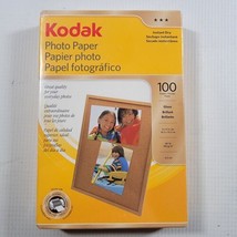 New Genuine Kodak 4 x 6 Instant Dry Glossy Photo Paper 100 Pack 100 Sheets - $6.85