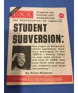 Alice Widener / Student Subversion U.S.A Magazine 1st Edition 1968 Sixties - $49.48