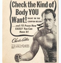 1954 Charles Atlas Bodybuilding Advertisement Muscle Fitness Vintage DWF27 - $19.99