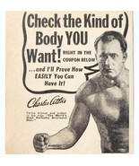 1954 Charles Atlas Bodybuilding Advertisement Muscle Fitness Vintage DWF27 - $28.05 CAD