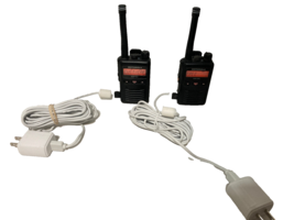 (2) Motorola EVX-S24 Two-Way Radios Frequency Range (MHz) 403-480 Digital/Analog - £234.91 GBP