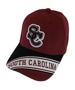 South Carolina Men&#39;s Banner on Bill Adjustable Baseball Cap (Burgundy/Wh... - £11.93 GBP