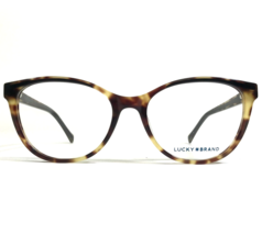 Lucky Brand Eyeglasses Frames D223 TORTOISE Brown Black Round Cat Eye 53-17-140 - £32.86 GBP